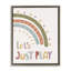 «Let Just Play Rainbow Brown», art mural encadré par Nataly White-1371924108-1371924109