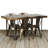Solid Wood Top Metal Base Dining Table-18107981-18107982