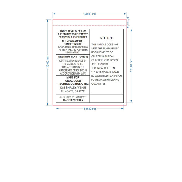Dimensions du produit