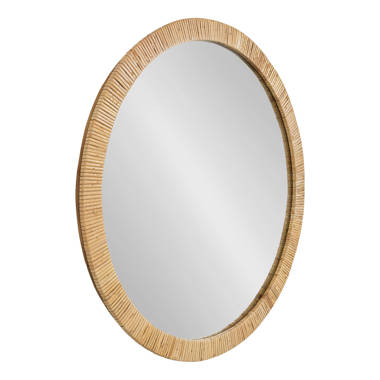 Joss & Main Finbar Jute Oval Wall Mirror & Reviews