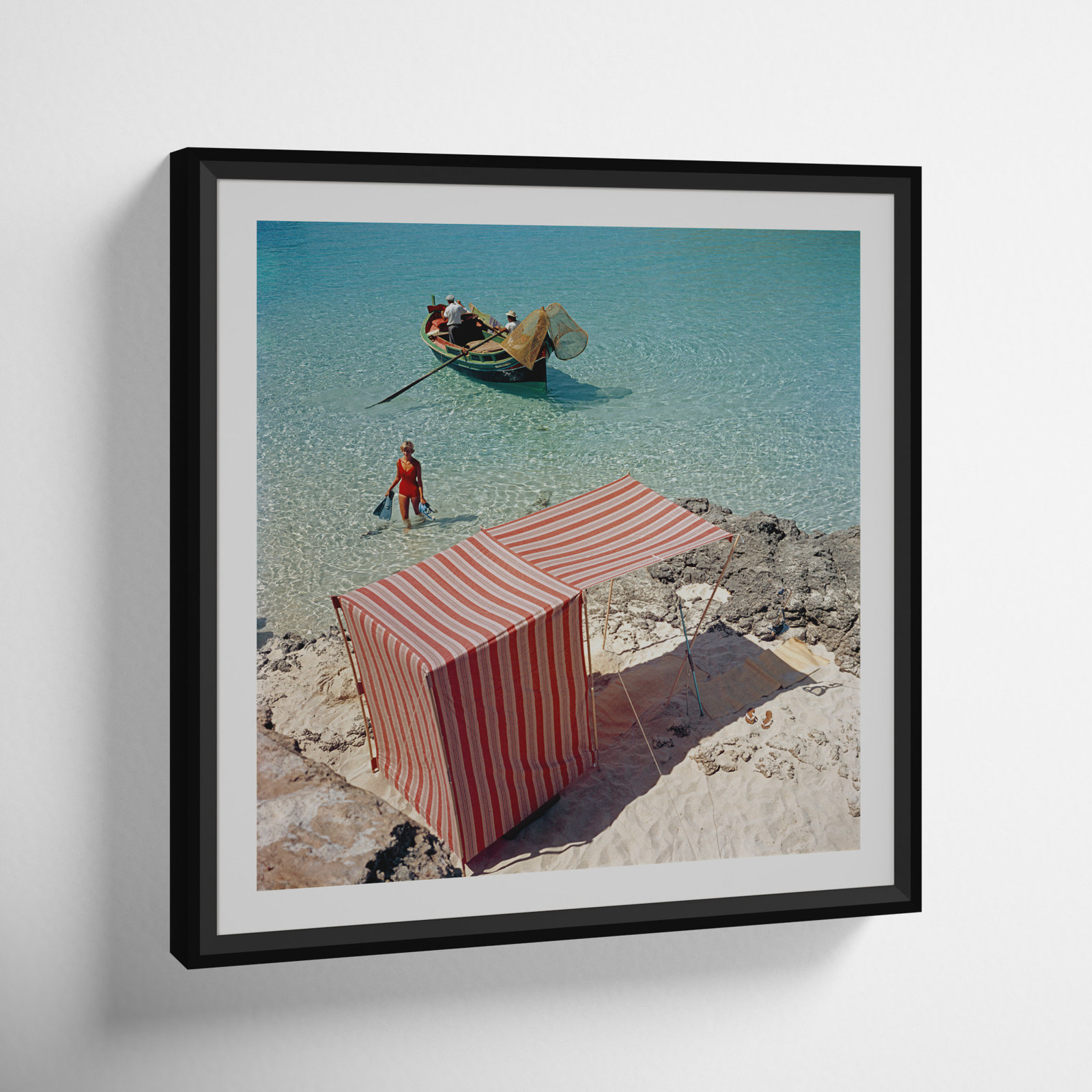 Marietine Birnie, Blue Lagoon by Slim Aarons