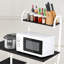Étagère de boulanger standard 35,4 po en fer avec compatibilité micro-ondes-1001217916