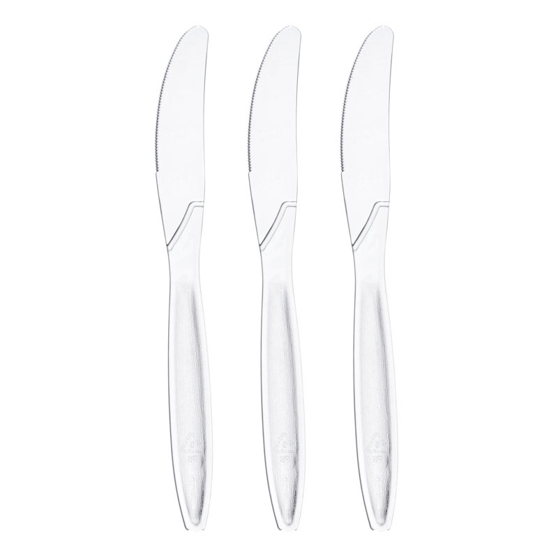 Clear Plastic Disposable Knives