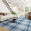 Andri Modern Plaid Machine Washable Rug-1370711163