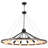 Kelcie 12- Light Large 43.3'' Dimmable Sputnik Wagon Wheel Chandelier-809357178-809357183
