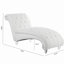 Chaise longue sans accoudoirs touffetée