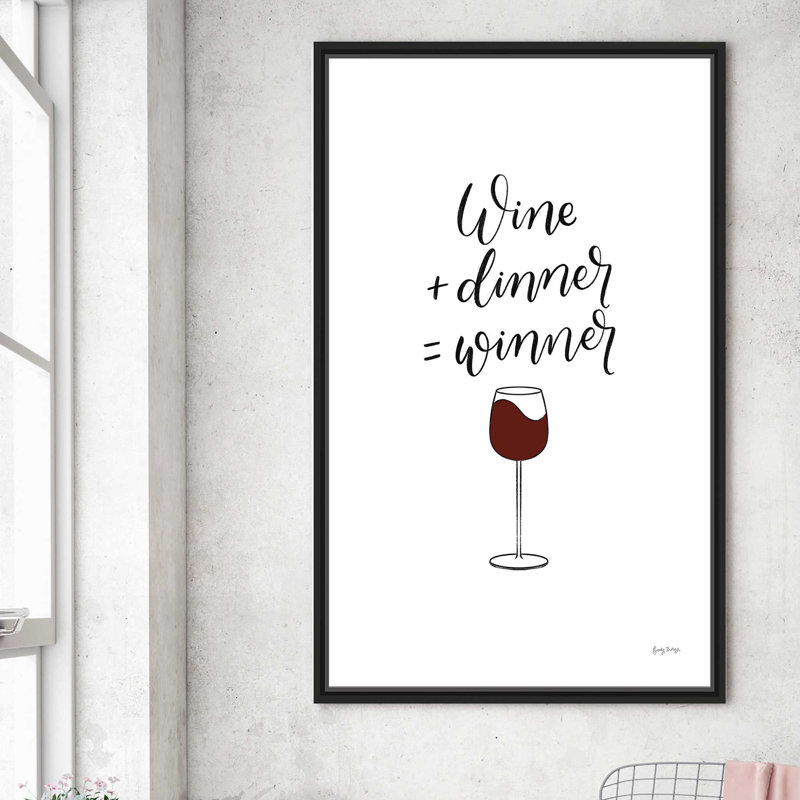 " Kitchen Words III BW II " Painting, 39.5" W x 63.5" H, Black Framed