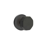 Privacy Octagon Knob with Disk Rose