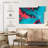 Avery Abstract Red And Blue Ripple-108690733