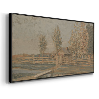 Série paysage - DCCLXVI - Toile tendue avec châssis encadré - Prêt à être accroché