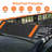 Roof Rack Basket, Cargo Carrier with Extension, Universal Roof Rack Cargo Carrier, Black Car Top Luggage Holder, 200LBS Heavy Duty, Easy Installation, Versatile Design for SUV, Truck, RV Camping