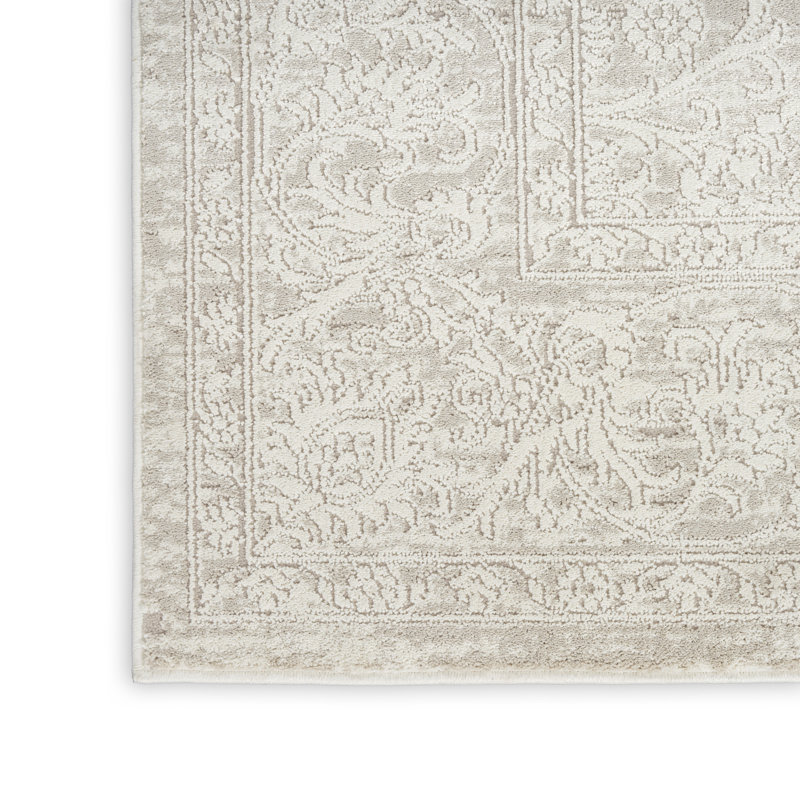 Tapis d'intérieur beige Bungalow Bungalow Trevia, Rectangle 5 pi 3 po x 7 pi 3 po