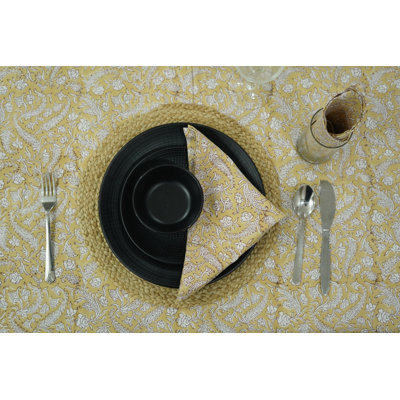 Fabdivine 18X18 Inch Handcrafted Reusable Napkin for Kitchens & Restaurants - Black Forest