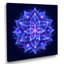 Décoration murale néon mauve fleur de lotus cosmique - Mandala Boho-1268812690-1268812695