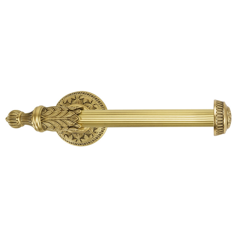 HAMPTON TISSUE BAR RIGHT; SATIN GOLD FINISH, Museum Gold