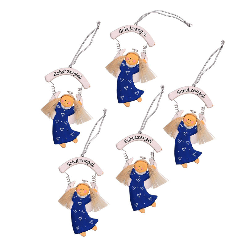 Ensemble d'ornement 5 pièces faîteau, Bleu