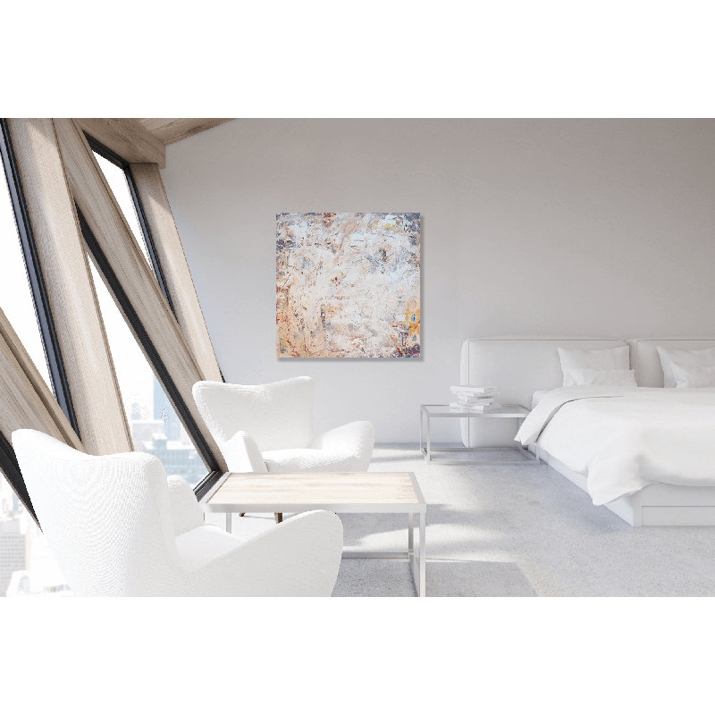 Bubble Gum - Artist Enhanced Canvas Print, 36" H x 36" W x 1.5" D, Wrapped Canvas