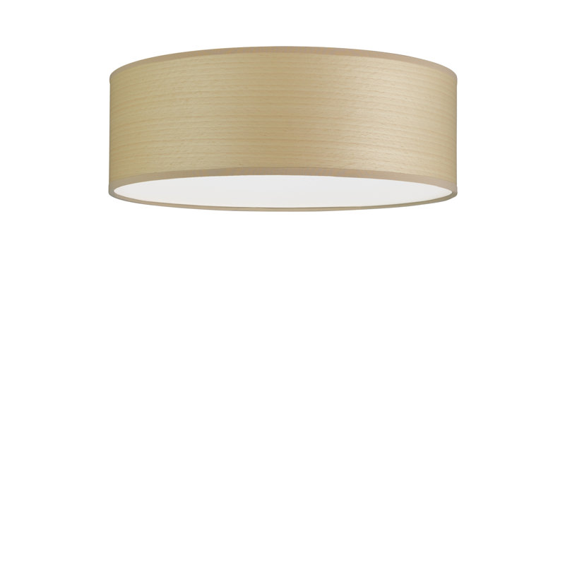 Tsuri Wood Flush Mount, White Beech