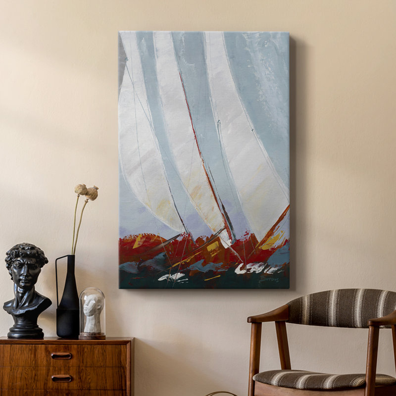-Galerie Racing the Wind, reproduction d'art encadrée, H 36 po x l 24 po