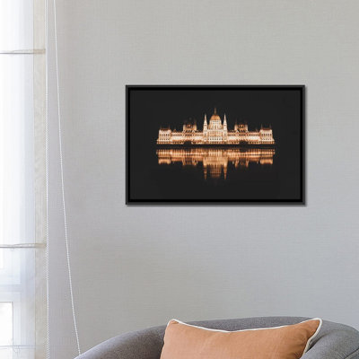 « budapest, hongrie » par luke anthony gram, reproduction d’impression sur toile tendue