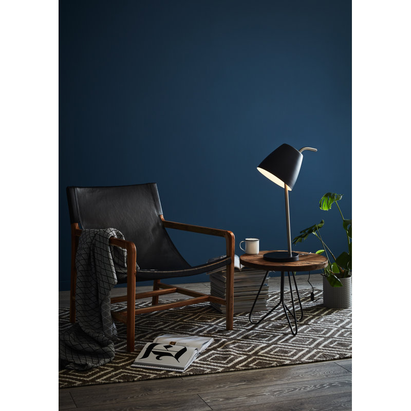 Miranda Metal Novelty Lamp, Black/Steel