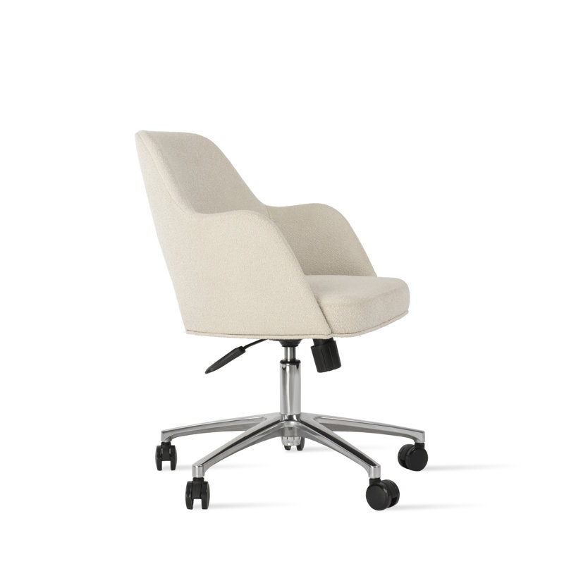 Fauteuil de bureau Marash, Chrome