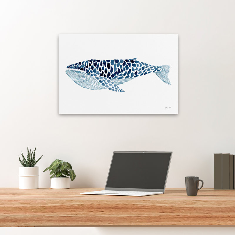 Baleine à bosse nautique et côtière, H 24 po x l 16 po