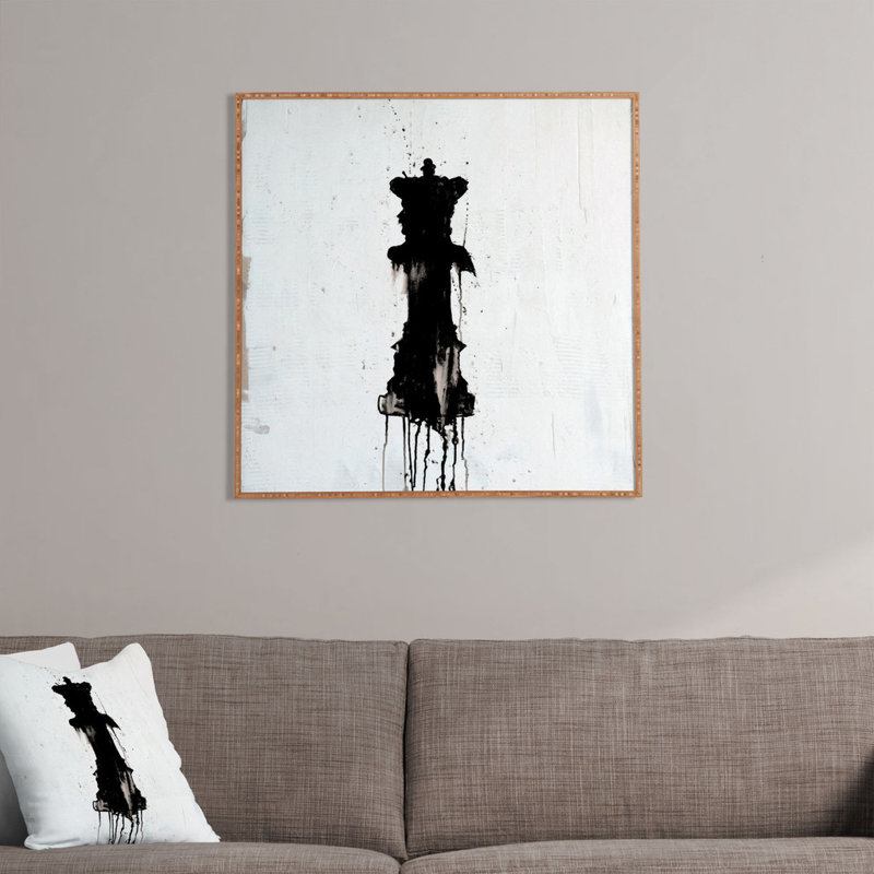 « grand », impression encadrée, H 30 po x l 30 po x P 1 po