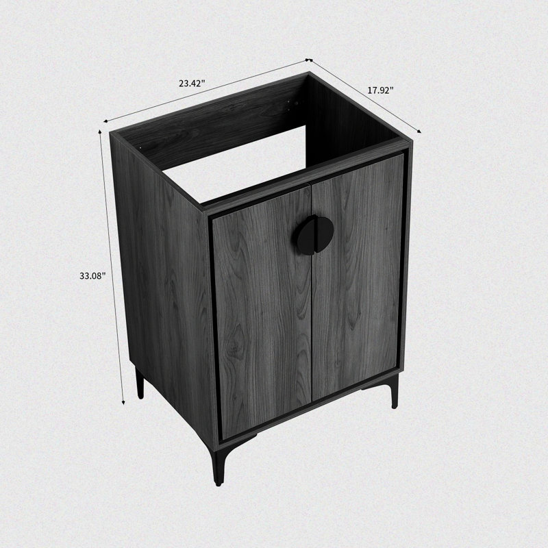17.92'' Single Bathroom Vanity Base Only