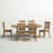 Averie 6 - Person Extendable Pine Solid Wood Solid Wood Top Trestle Dining Set