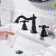 Alladdin Widespread Faucet 2-handle Bathroom Faucet with Drain Assembly