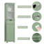 Armoire à linge autoportante 2 pièces-1326678216