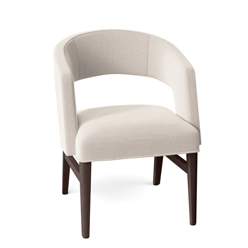 Chaise avec accoudoirs Bryant, Perigold somptueux chenille II flanelle, Tabac