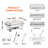 8 Qt. Stainless Steel Rectangle Chafing Dishes