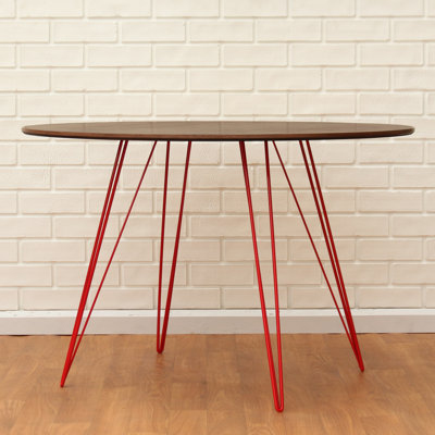 Williams Oval Metal Base Dining Table