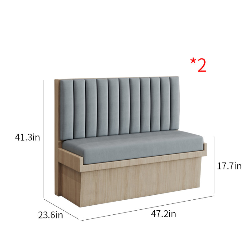 Banc rembourré en similicuir