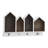 Wooden 1 Shelf White Wall Shelf with Hooks