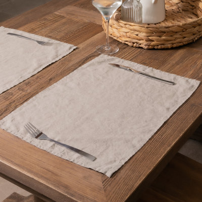 Linen No Pattern Placemat