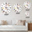 Petits oiseaux sur les branches d'un arbre IV - Horloge murale traditionnelle-72886749