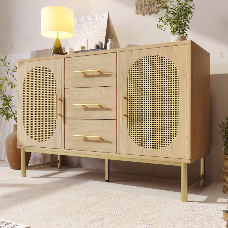 Metal Rectangle Accent Cabinet
