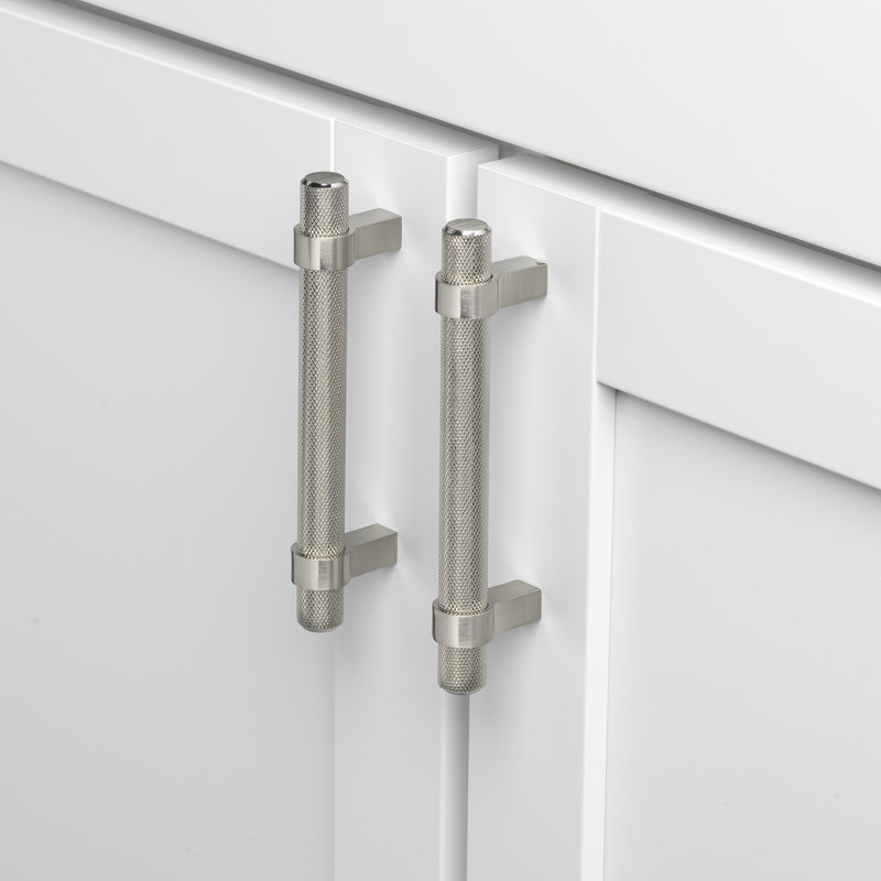 Poignée barre 4 1/2 po Pinnacle Collection GlideRite, Acier inoxydable