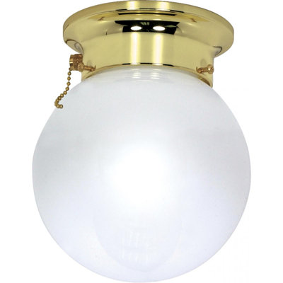 Plafonnier encastré en forme de globe simple 8 po 1 lumières Coghlan