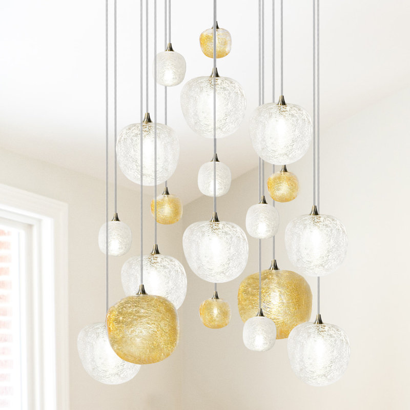 Voyage Twigs 19 Pendant Lights, 60" H x 26" W x 26" D, White