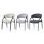 Chaises de salle à manger rembourrées avec pieds en métal (ensemble de 2)-1721564752