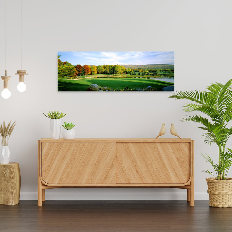 Golf Course Penn National Golf Club Fayetteville Franklin County Pennsylvania USA by Chris John/PDI - Wrapped Canvas Panoramic Print