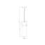 Luminaire suspendu 1 lumière 5,75 pouces Cheryll-1338646951