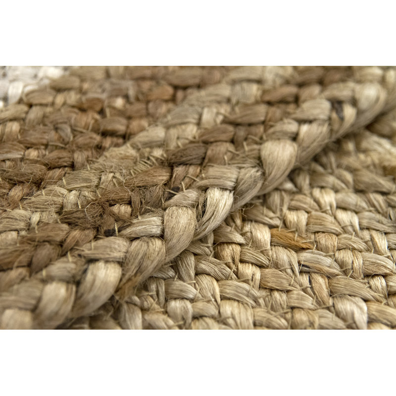 Leann Solid Colour Hand Woven Area Rug, Square 200cm
