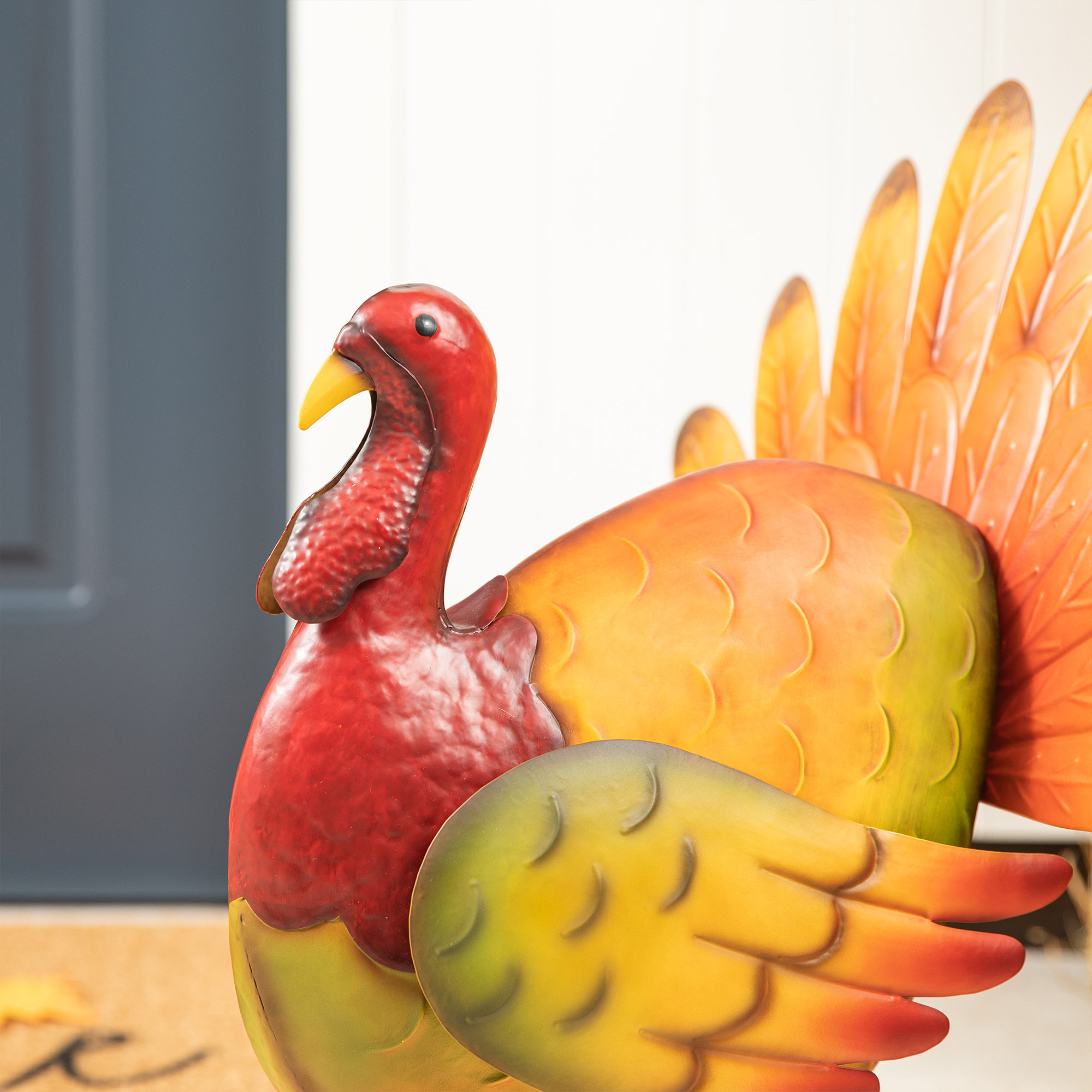 Metal Thanksgiving Decoration