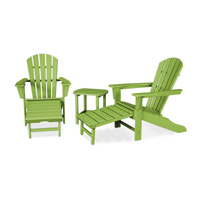 POLYWOOD Palm Coast Ultimate Adirondack 3-Piece Set