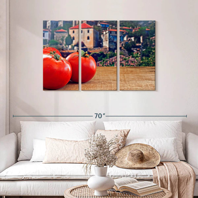 Yarlin Tuscan Tomatoes, 28" H x 45" W